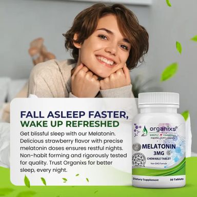 Organixs Melatonin Chewable Tablet