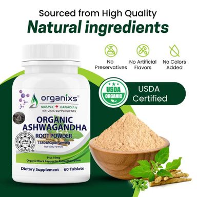 Organixs Organic Ashwagandha