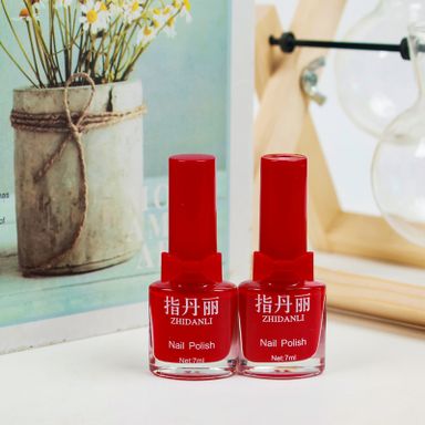 Refers to Danli Big Red Nail Polish