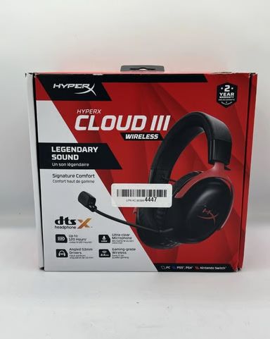 HyperX Cloud III WIRELESS Gaming Headset HYPER X Legendary Sound DTSX