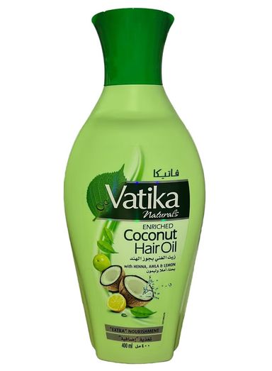 VATIKA Coconut Hair Oil With Henna And Lemon 