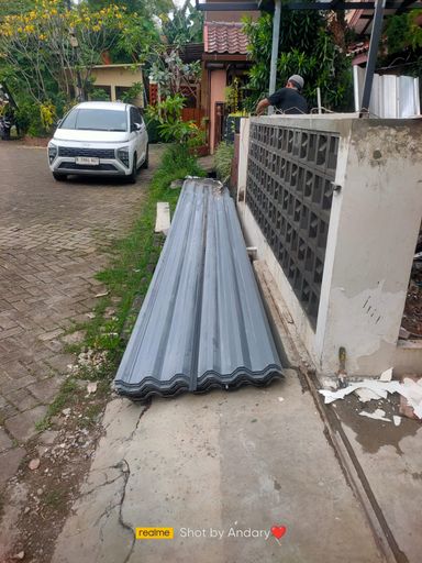 Atap Skydeck 785 10mm double layer upvc