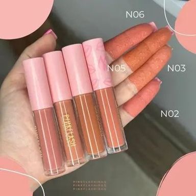  Pink Flash Liquid Lipstick set بنك فلاش مجموعة احمر شفاه