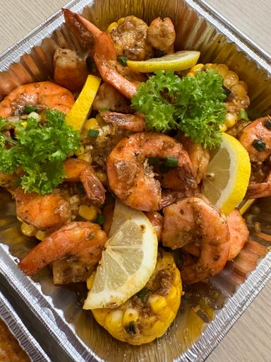 Cajun Butter Garlic Prawn