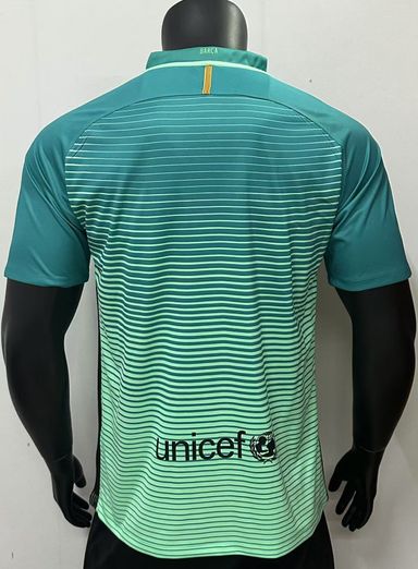Barcelona 2016/17 Third Shirt (Green / Sky blue)