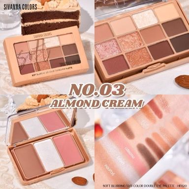 Sivanna Soft Blurring ซีเวนน่า อายแชโดว์ พาเลทท์ 😍น่ารักมาก💕สีที่ถูกต้อง✔️