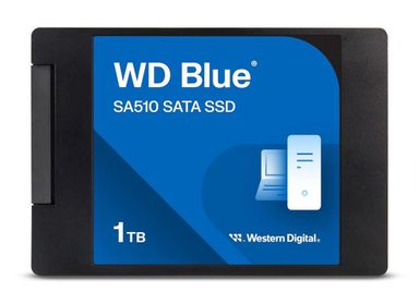WD 1TB Blue SA510 SATA Internal SSD - SATA III 6 Gb/s, 2.5"/7mm, Up to 560 MB/s - WDS100T3B0A