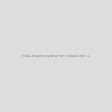 Head & Shoulders Shampoo triple acción anticaspa 1 L