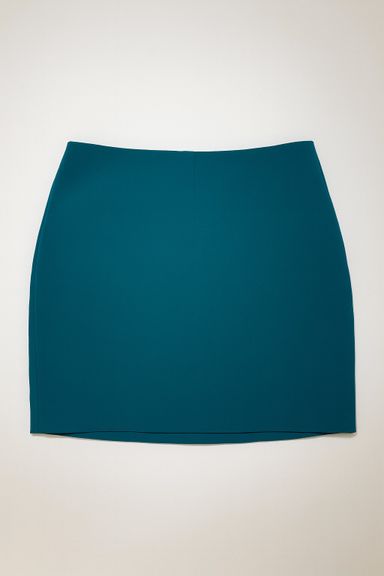 Falda básica verde petróleo - Size M