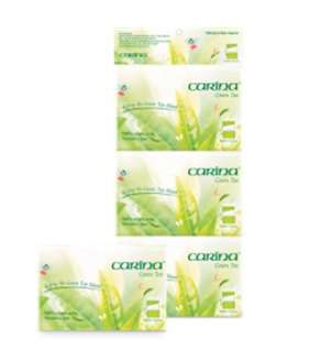 Carina Green Tea Wallet Tissue 6 X 10's