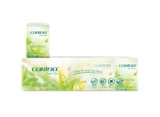 Carina Green Tea Handkerchief Tissue 10 X 8's