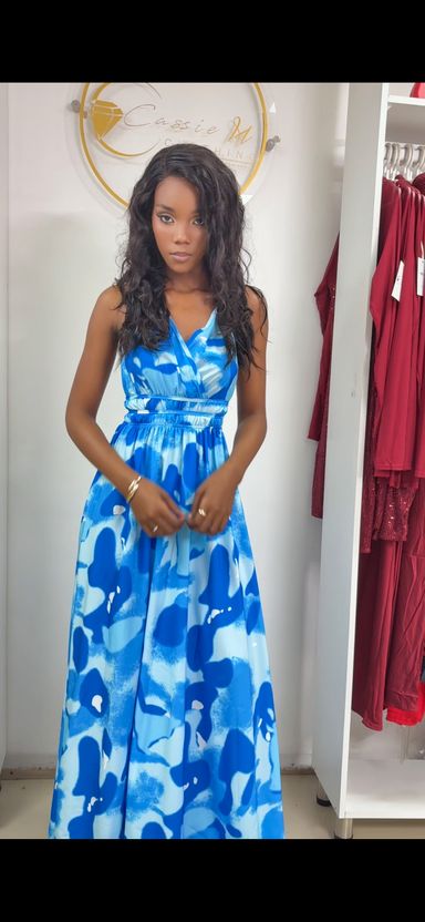 Backless Tropical Maxi 