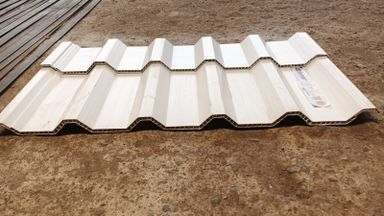 Atap UPVC 830 10mm ex IMPORT double layer upvc