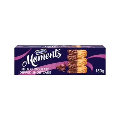 Mcvities Moments milk chocolate real premium biscuits 150g 24 per case Dated 12/2025 Uk stock 🇬🇧 