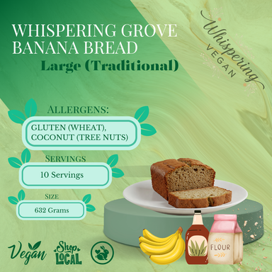 Whispering Grove Banana Bread