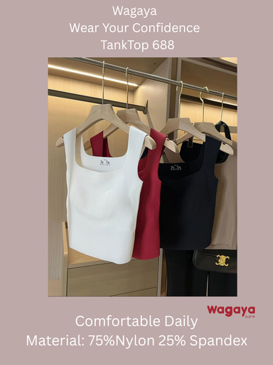 Wagaya Croptop Tanktop 688  High Quality CUP B Dan C