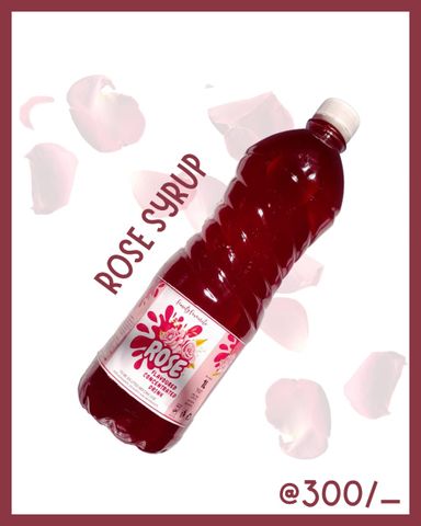 Rose syrup concentrated drink 1l