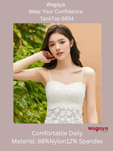 Wagaya Croptop Tanktop 6854 Lace Comfort CUP B Dan C