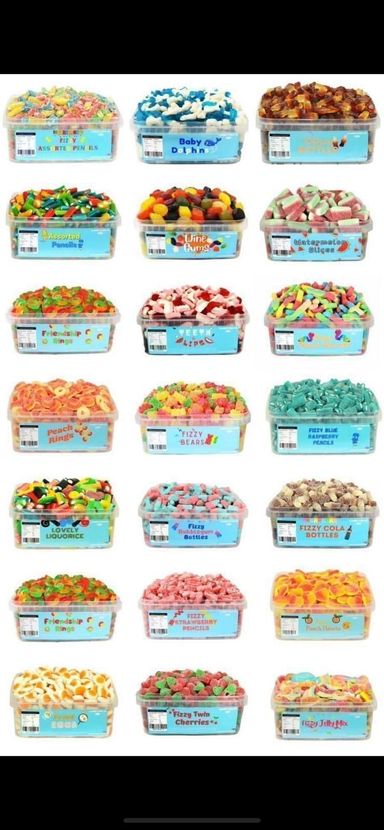 ⭐️MIXED PALLET DEAL⭐️ Candy crave sweet tubs  9x600g  BBE 06/2026  120 CASES PER PALLET    there are 18 different lines it will be a mixed pallet between 18 different lines