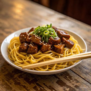 Chilli Pork with Noodles