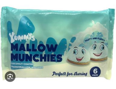 ⭐️REDUCED PACK⭐️ 2x Yummies mallow munchies coconut 24x6 BBE 30/07/25  