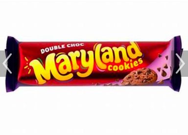 2x Maryland double choc chip cookies 20x136g  BBE 31/10/26 