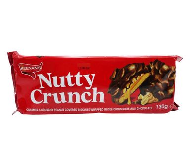 2x Keenan’s nutty crunch choc 21x130g  BBE 22/11/25