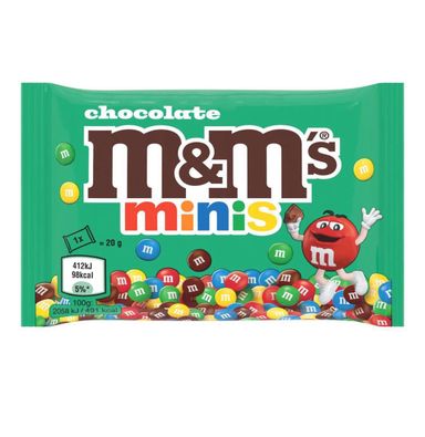 M&M minis choco 120x20g  BBE 11/25 