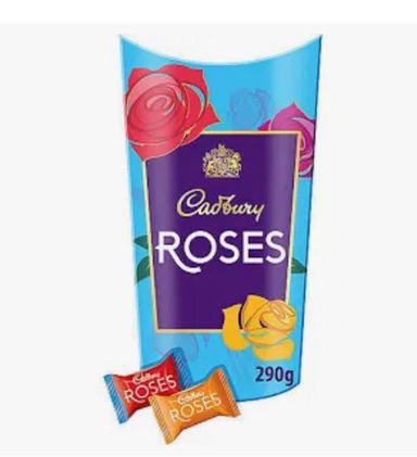 Cadbury roses carton display 48x290g BBE 31/12/25 
