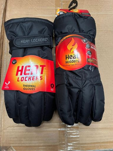 Women’s thermal gloves M/L  6 per case  Designs may vary