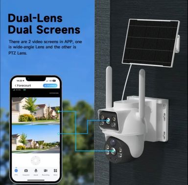 4G Dual Lens Solar 