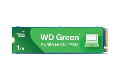 WD Green SN350 NVMe 1TB, Upto 3200MB/s, 3 Y Warranty, PCIe Gen 3 NVMe M.2 (2280), Internal Solid State Drive (SSD) (WDS100T3G0C)