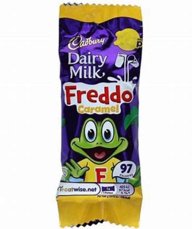 2x Cadbury Freddo caramel WIP bars not individually barcoded 60x19.5g  BBE 21/10/25 