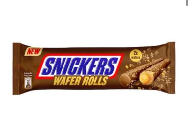 Snickers wafer rolls  24x12x24g BBE 19/10/25 Arabic with UK text 