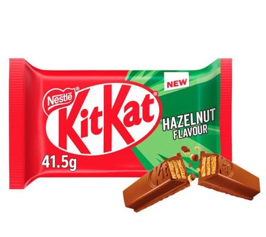2x KitKat hazelnut 4 finger  24x42.5g BBE 02/26 