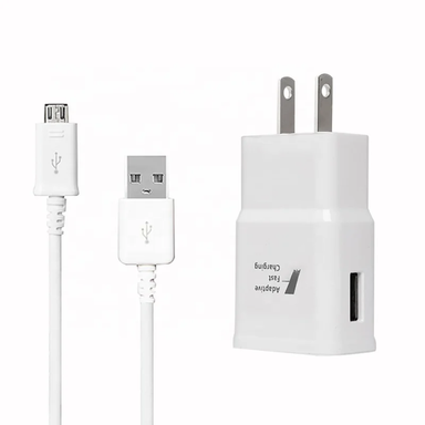 Samsung Micro to USB Fast Charger (20w USB Block & 3ft Cable)