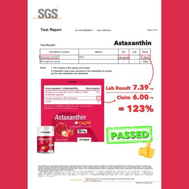 FITWHEY Astaxanthin + CoQ10 (30 Softgels) | Skin Brightening, Eye & Joint Support, Anti-Aging, Natural Algae Antioxidant, UV Protection