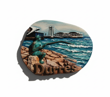 Sfinksi Fisherman - Durrës Magnet