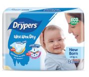 Drypers Wee Wee Dry Regular (Newborn) 24s X 8 (1 Carton)