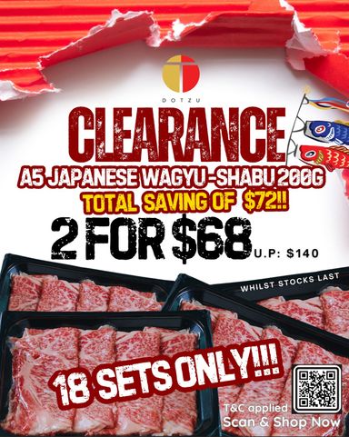 Japanese A5 Wagyu Shabu 200g