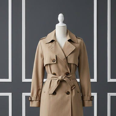 Impermeable beige zara