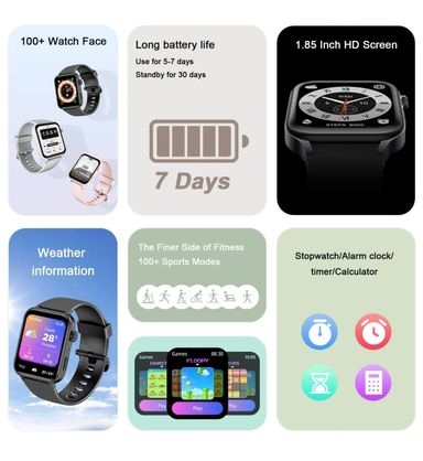  Smartwatch 2025 pour Android et iPhone waterproof 