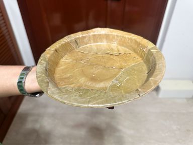 Cutlery  - Disposable Leaf plates / starter plate (8 inch) / quarter plate