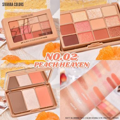 Sivanna Soft Blurring ซีเวนน่า อายแชโดว์ พาเลทท์ 😍น่ารักมาก💕สีที่ถูกต้อง✔️