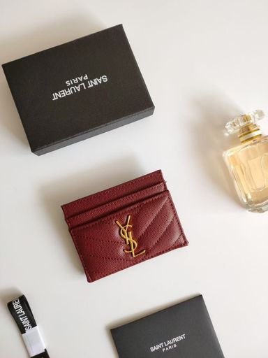 YSL Tarjetero Granulado