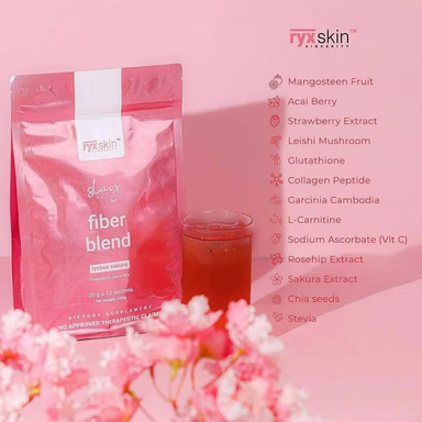 RyxSkin Sincerity Fiber Blend Lychee Sakura - 10 Sachets