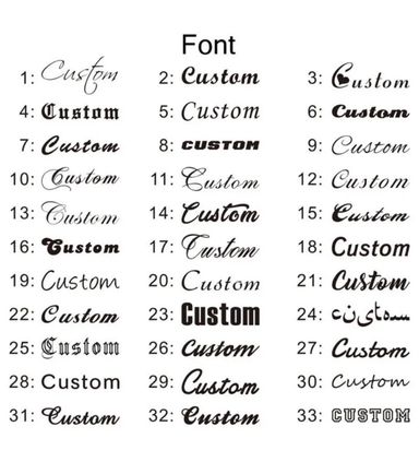 Acrylic HH Name Custom  Chain 