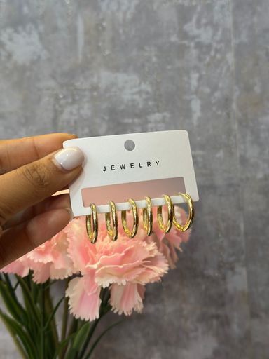 Aretes argollas pequeñas