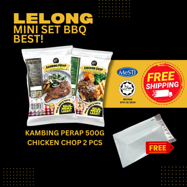 SET KAMBING PERAP PROMO MIL'S BBQ PERAP - LELONG (FROZEN FOOD , RTC)