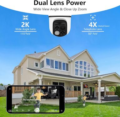 Dual Lens WiFi Solar (Zoom)